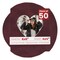 Dark Red Suede Mat Board for 6x6 Frames - Heart Opening for 4x4 Photos